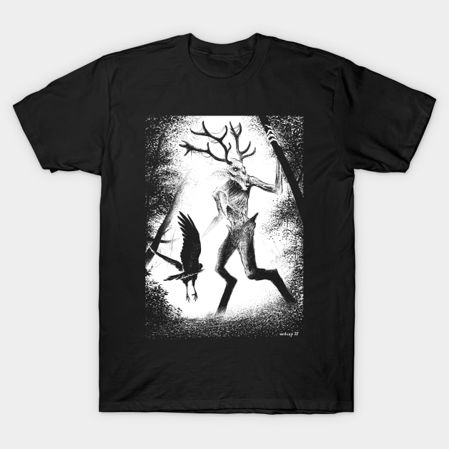 Wendigo T-Shirt by vvilczy